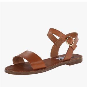 Steve Madden & Madewell Tan Leather Sandals Lot of 2 Size 8